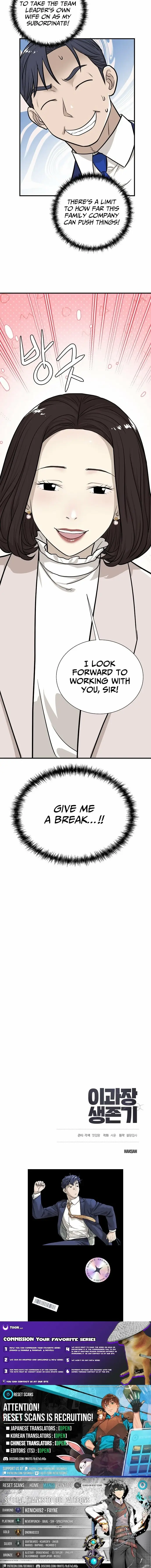 Read The Survival Story of Manager Lee Manga Online