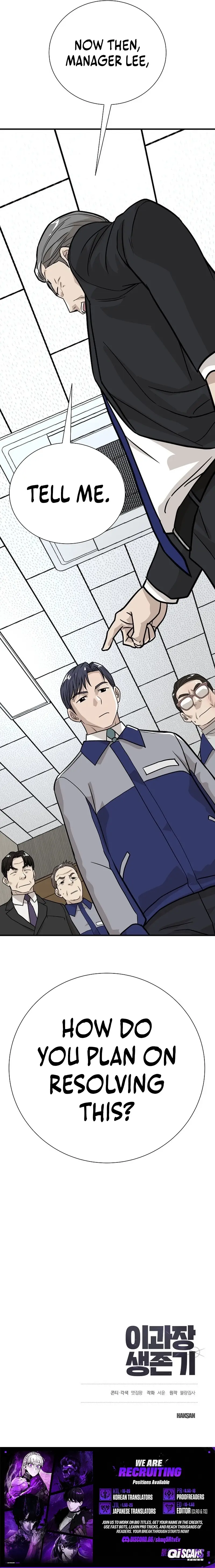 Read The Survival Story of Manager Lee Manga Online