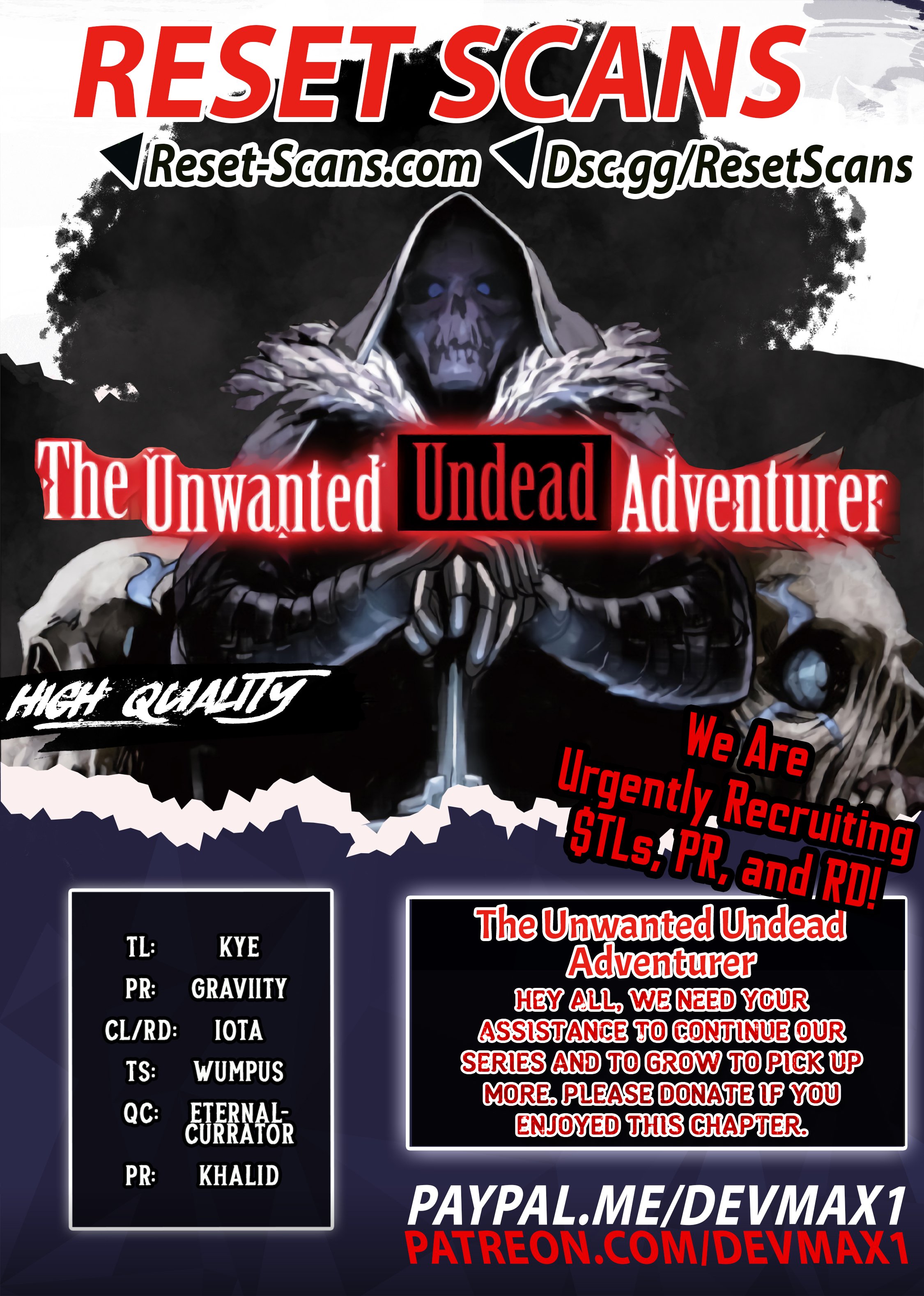 Read The Unwanted Undead Adventurer Manga Online