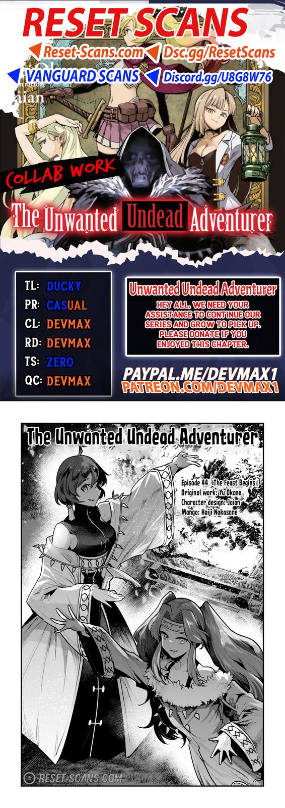 Read The Unwanted Undead Adventurer Manga Online