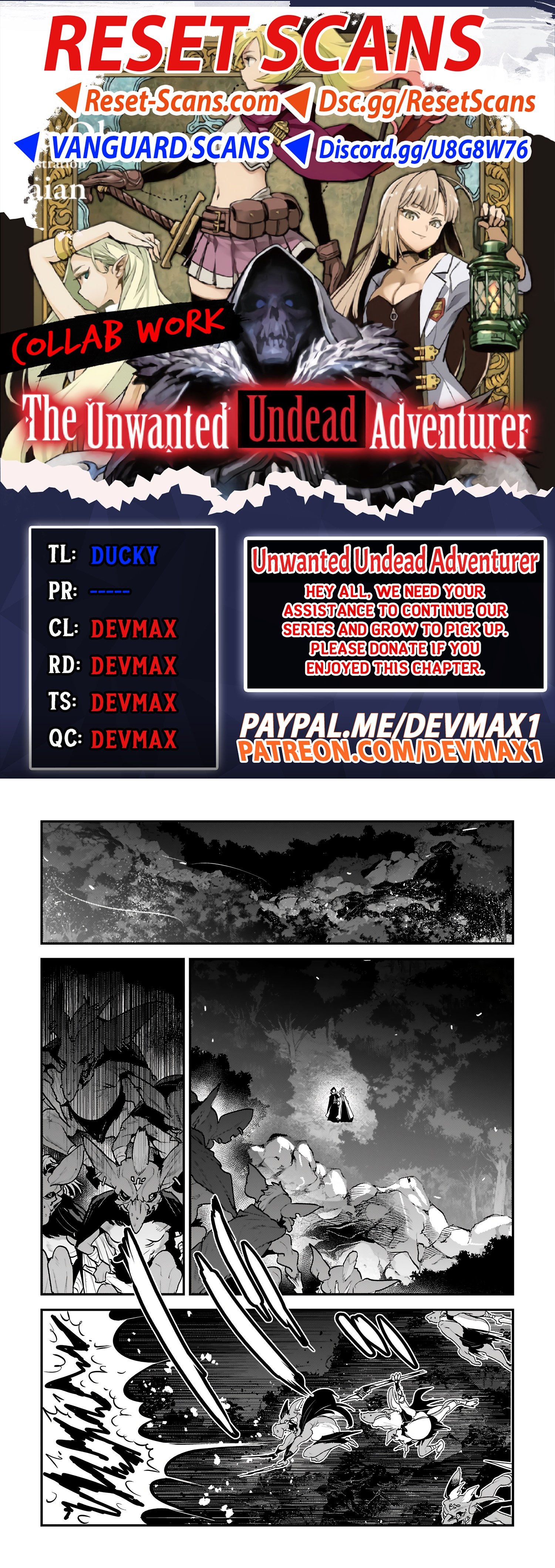 Read The Unwanted Undead Adventurer Manga Online