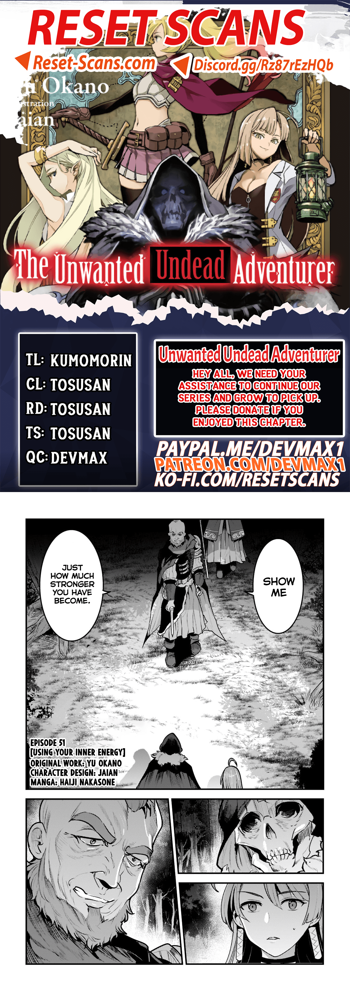 Read The Unwanted Undead Adventurer Manga Online