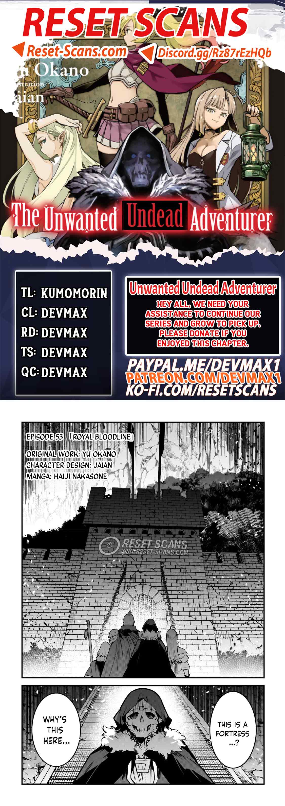 Read The Unwanted Undead Adventurer Manga Online