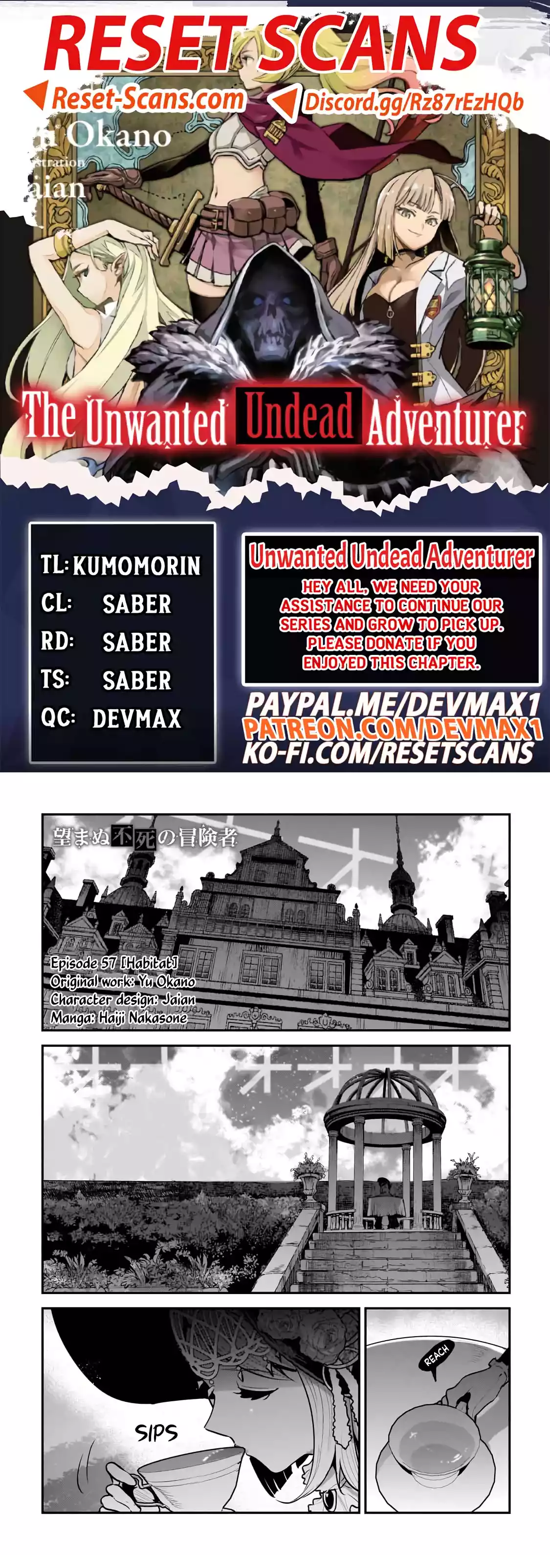 Read The Unwanted Undead Adventurer Manga Online