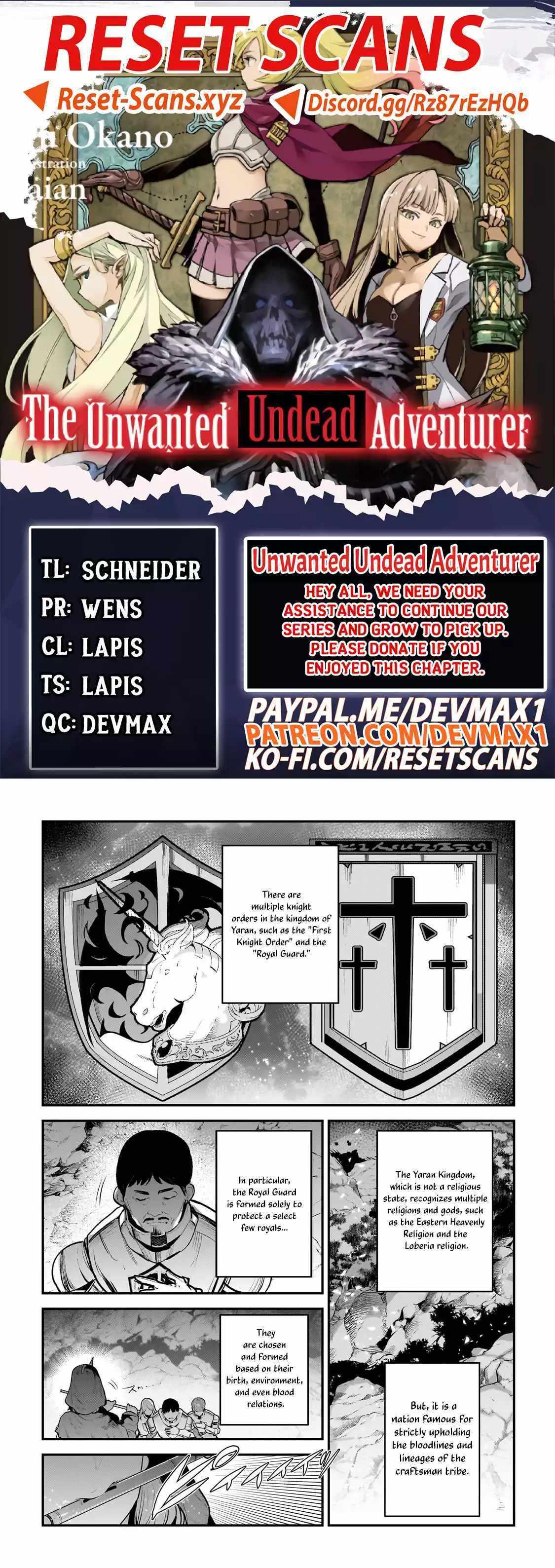 Read The Unwanted Undead Adventurer Manga Online