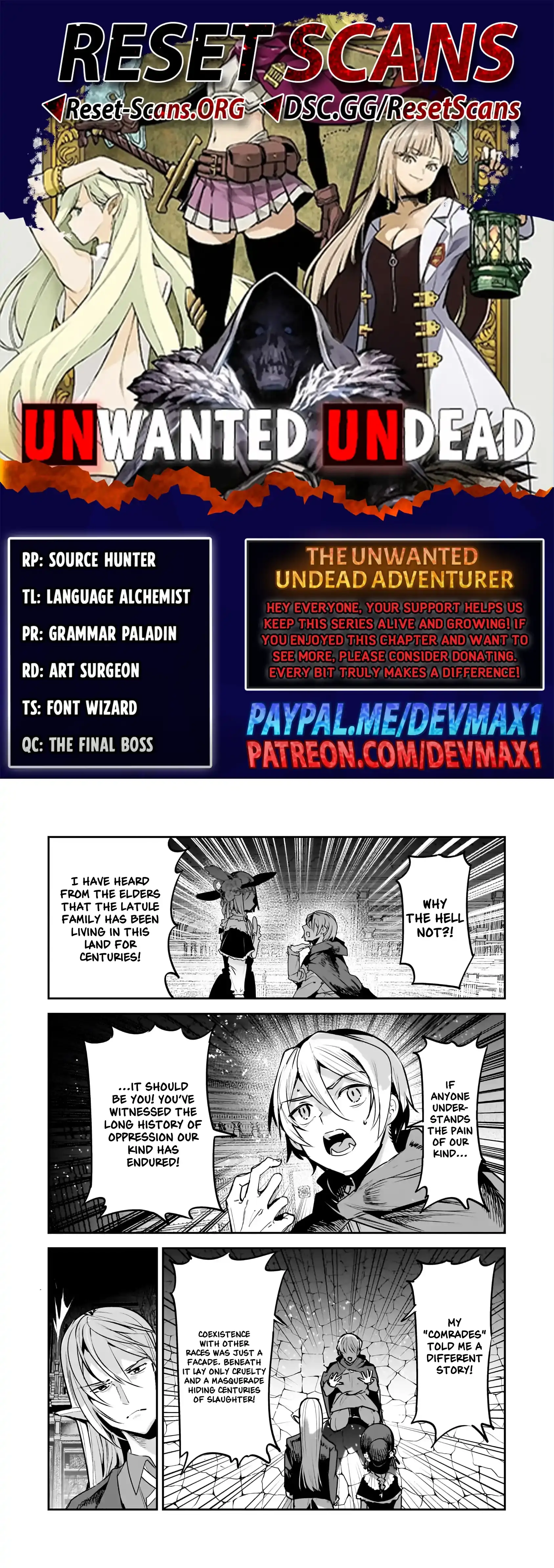 Read The Unwanted Undead Adventurer Manga Online