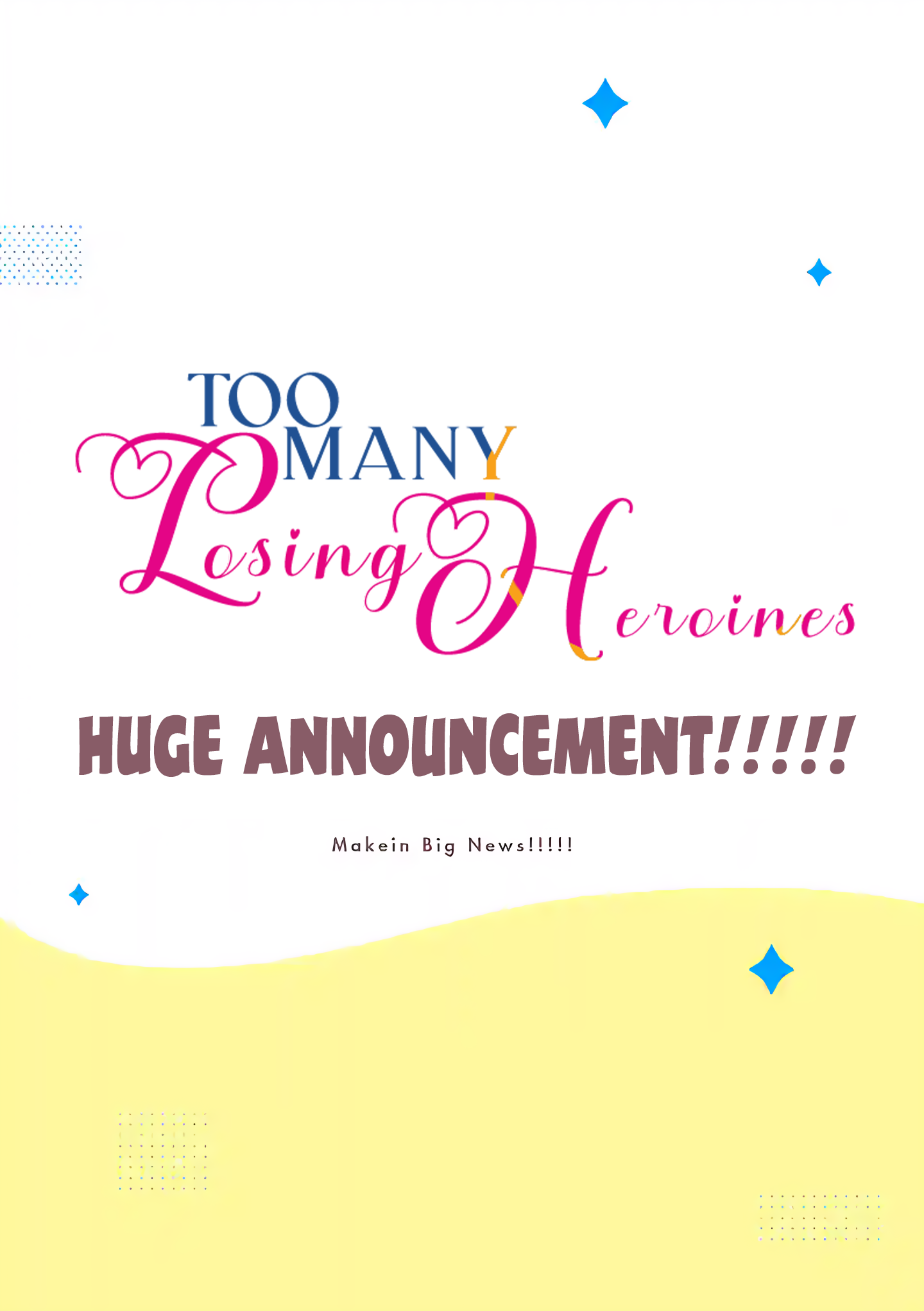 Read Too Many Losing Heroines! Manga Online