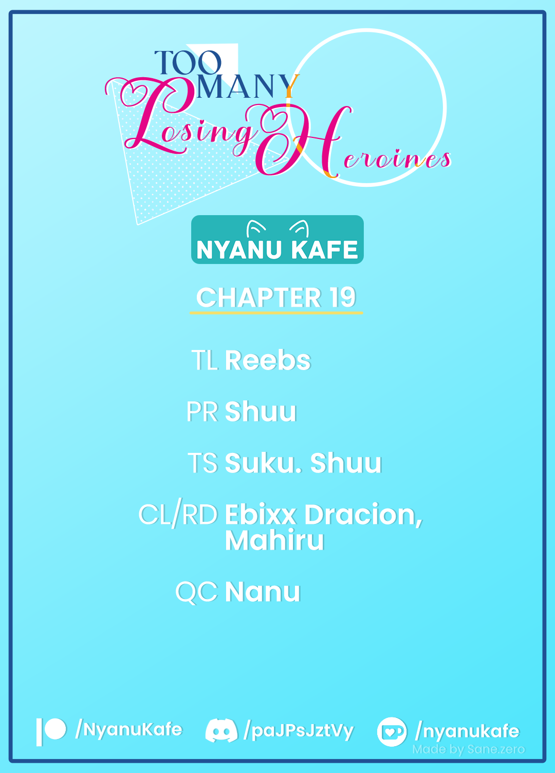 Read Too Many Losing Heroines! Manga Online