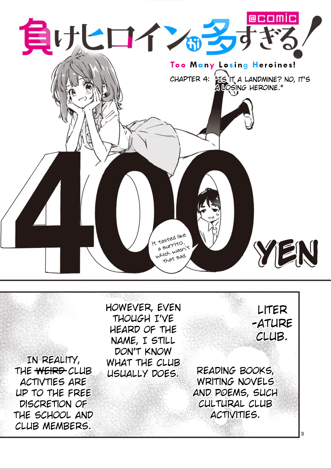 Read Too Many Losing Heroines! Manga Online