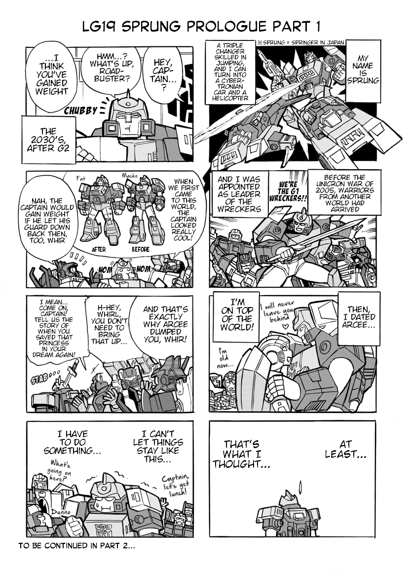 Read Transformers Legends Manga Online