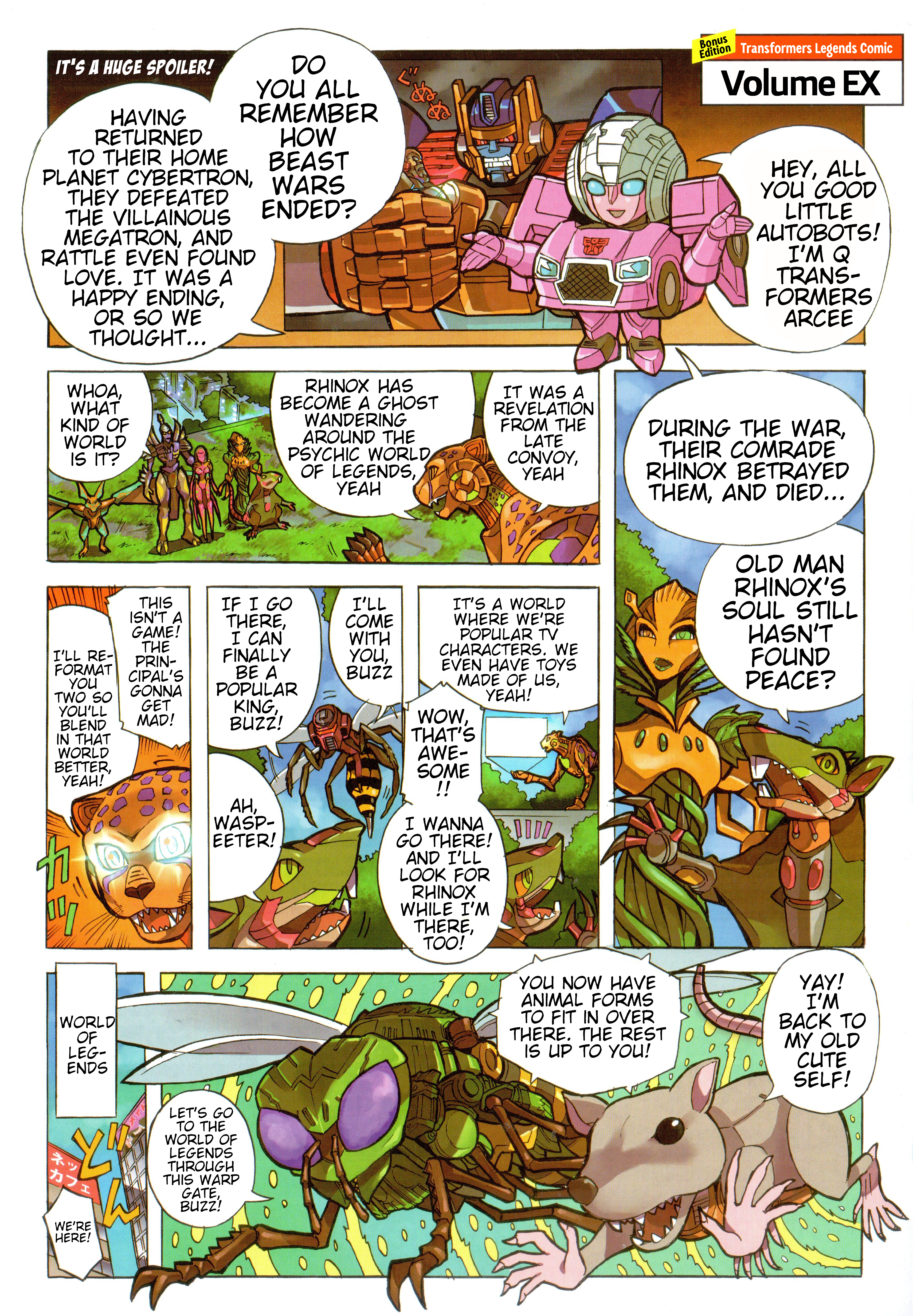 Read Transformers Legends Manga Online