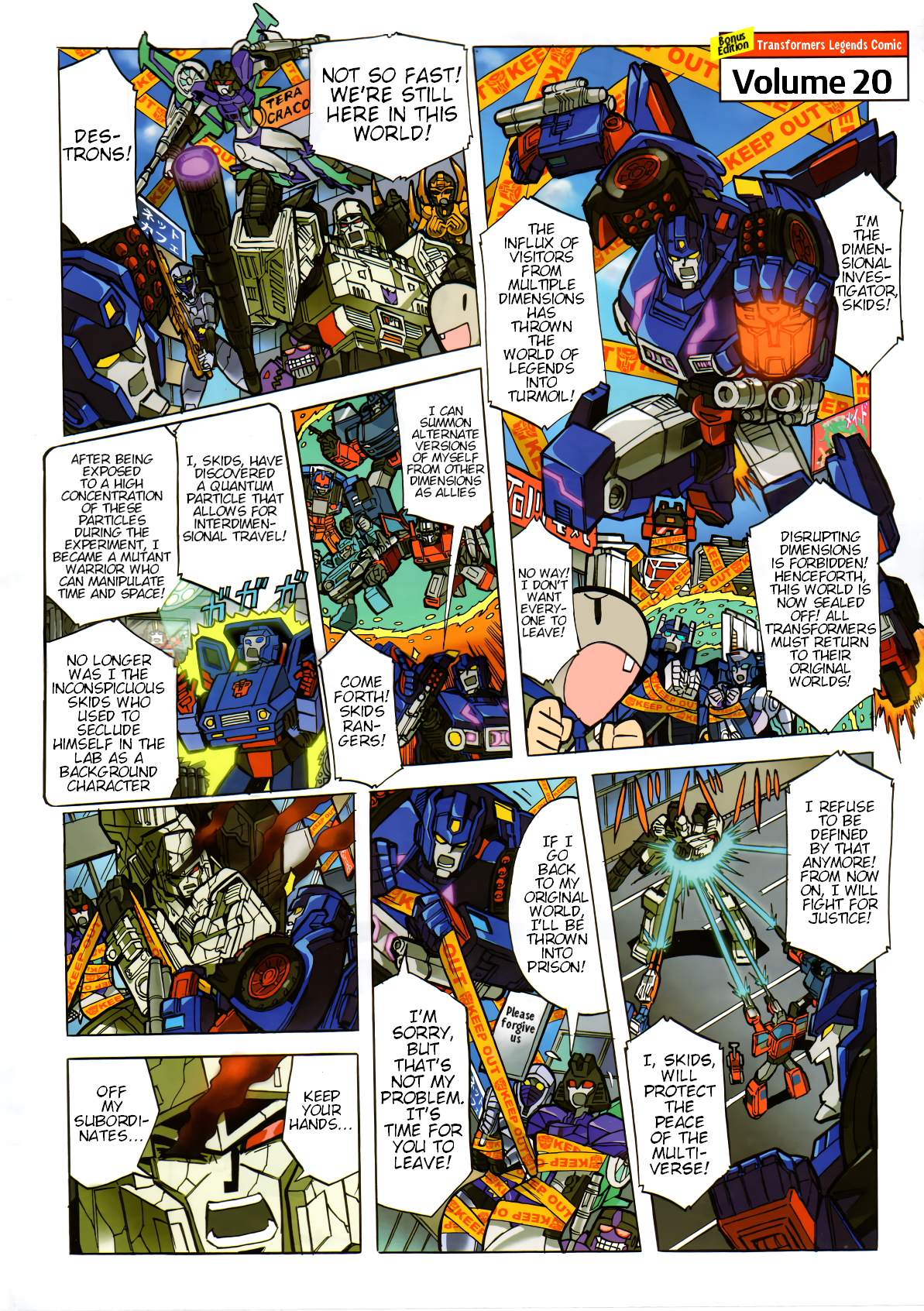 Read Transformers Legends Manga Online