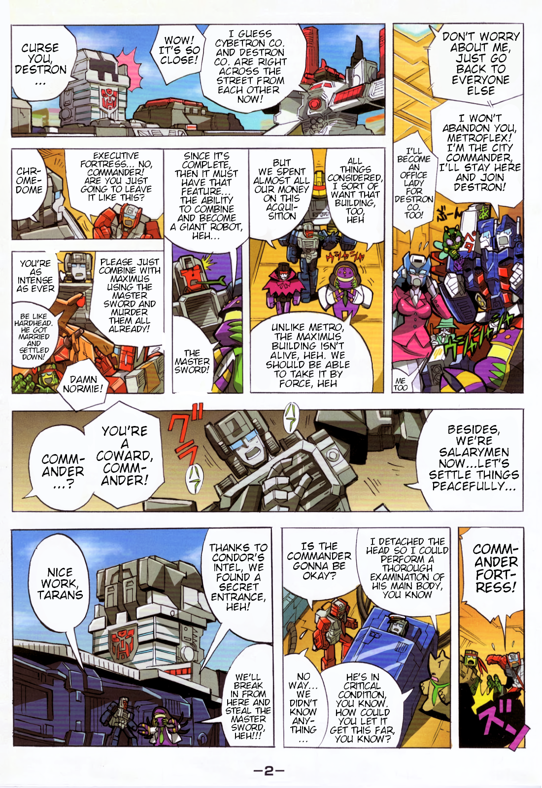 Read Transformers Legends Manga Online