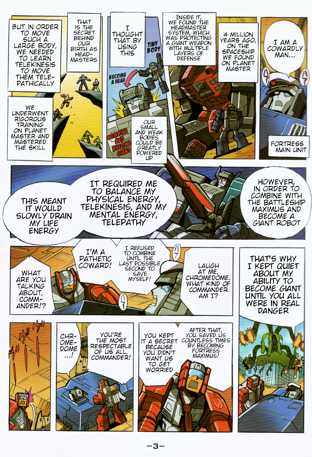 Read Transformers Legends Manga Online
