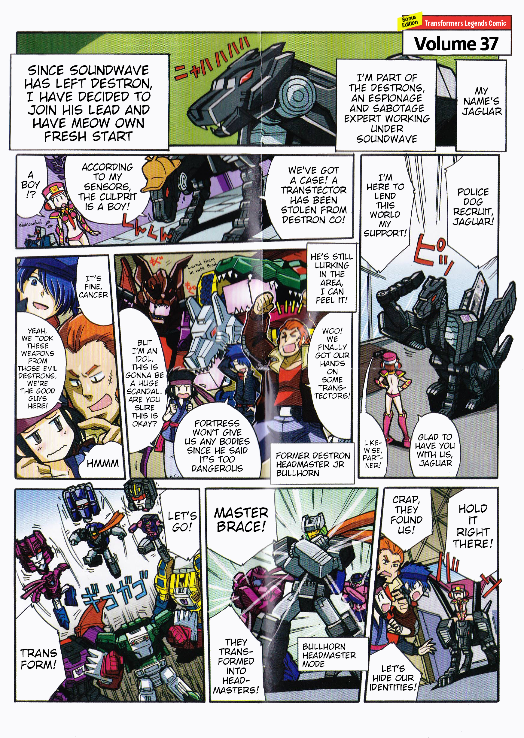 Read Transformers Legends Manga Online