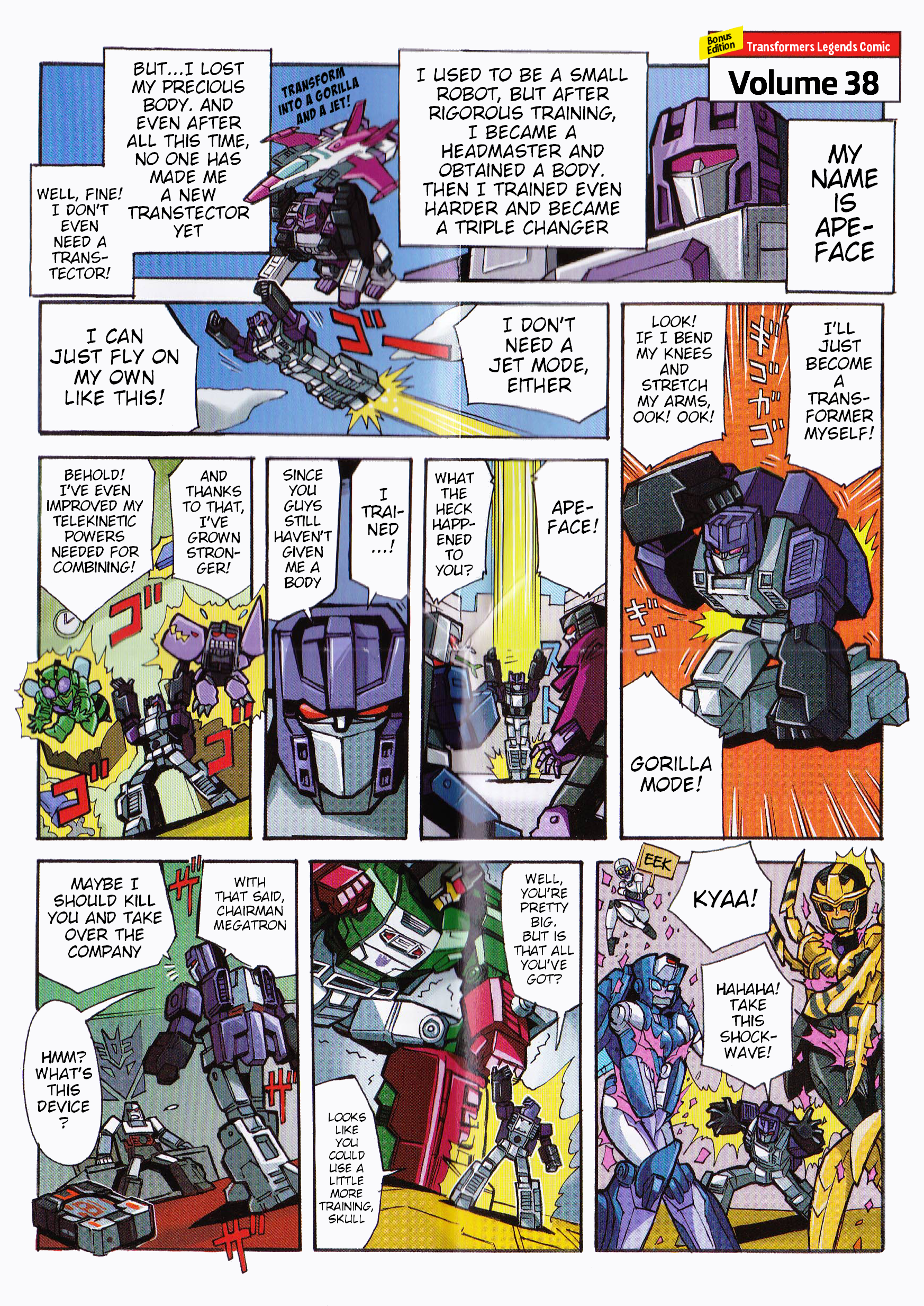 Read Transformers Legends Manga Online