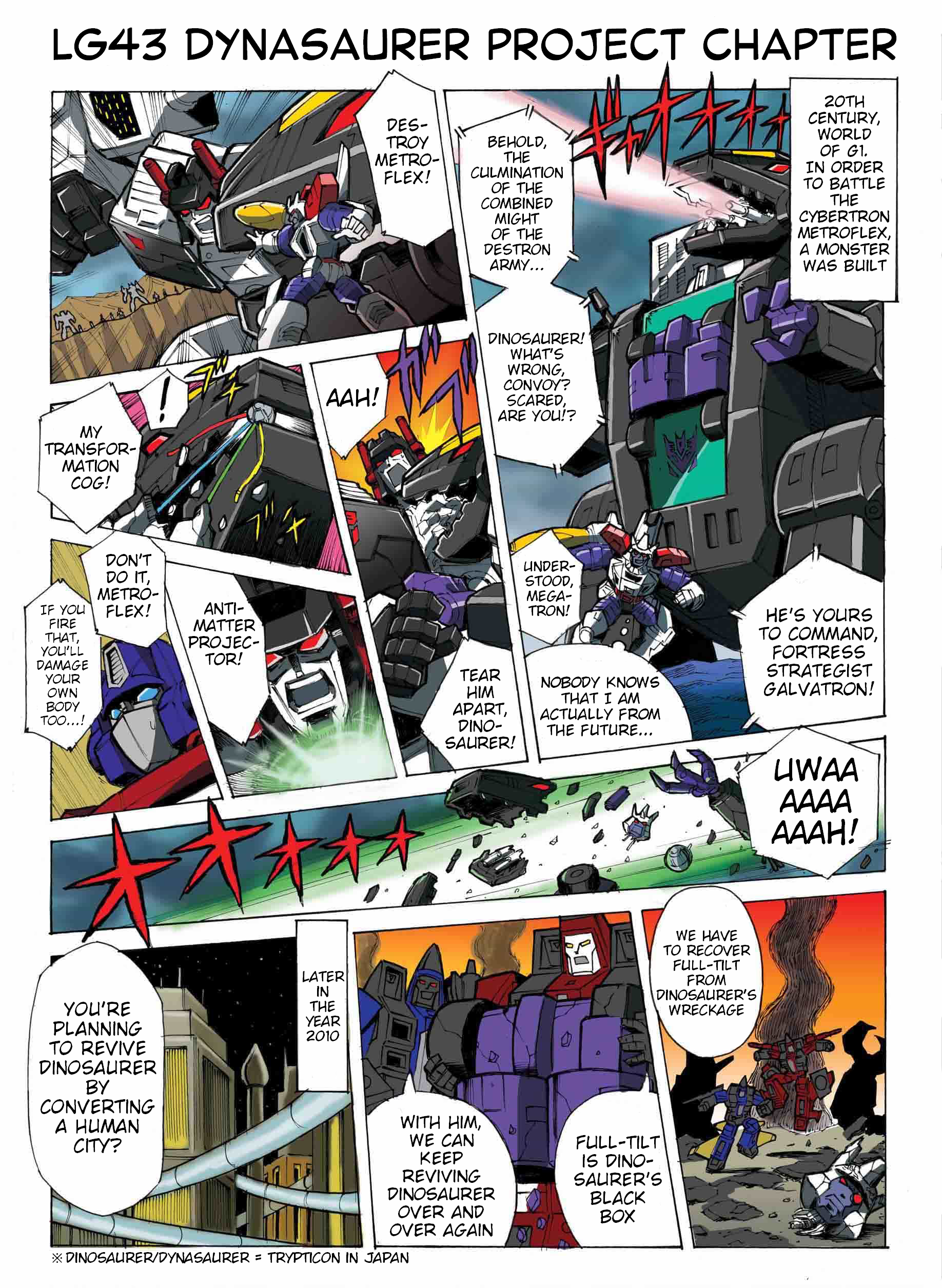 Read Transformers Legends Manga Online