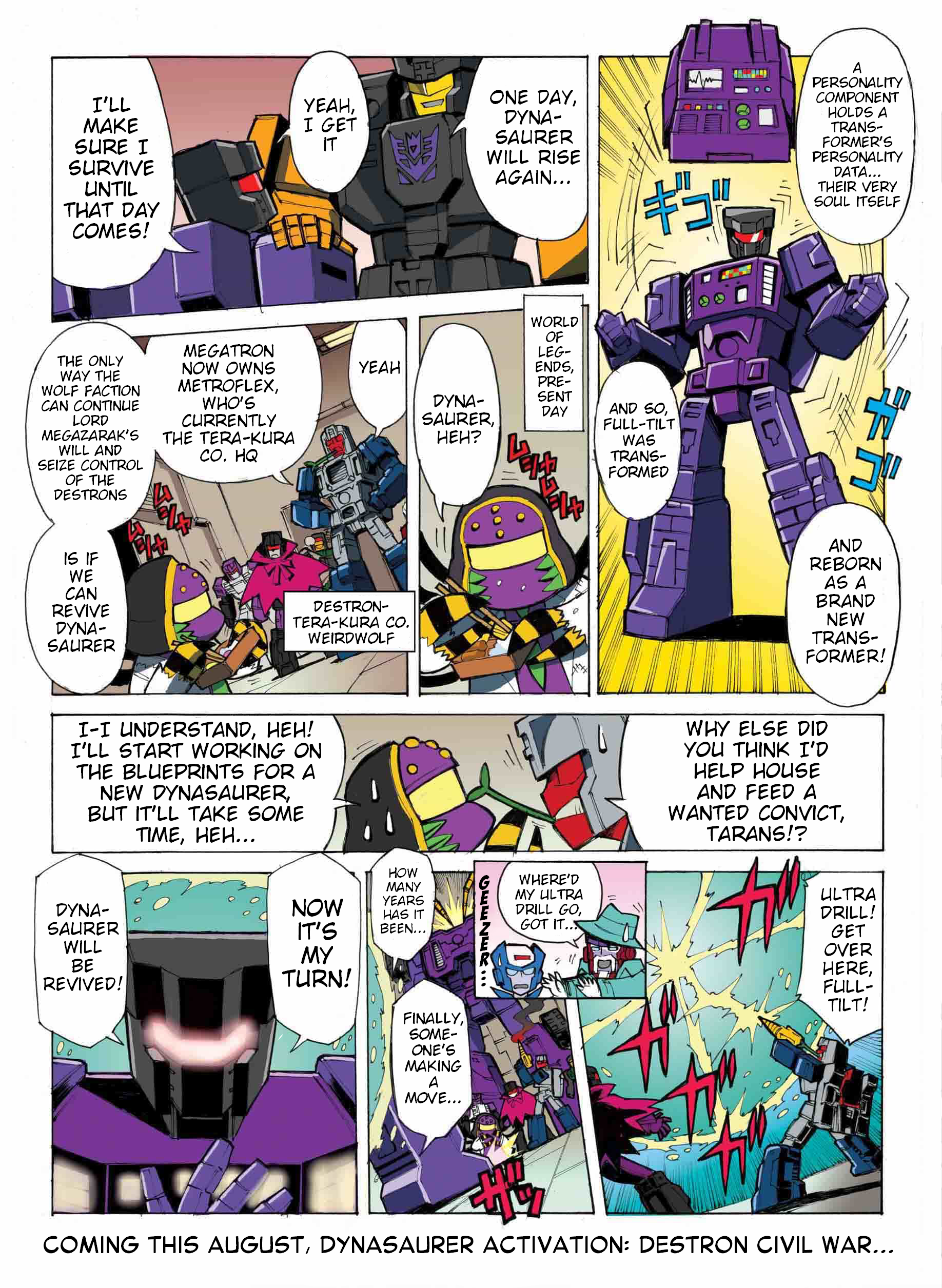Read Transformers Legends Manga Online