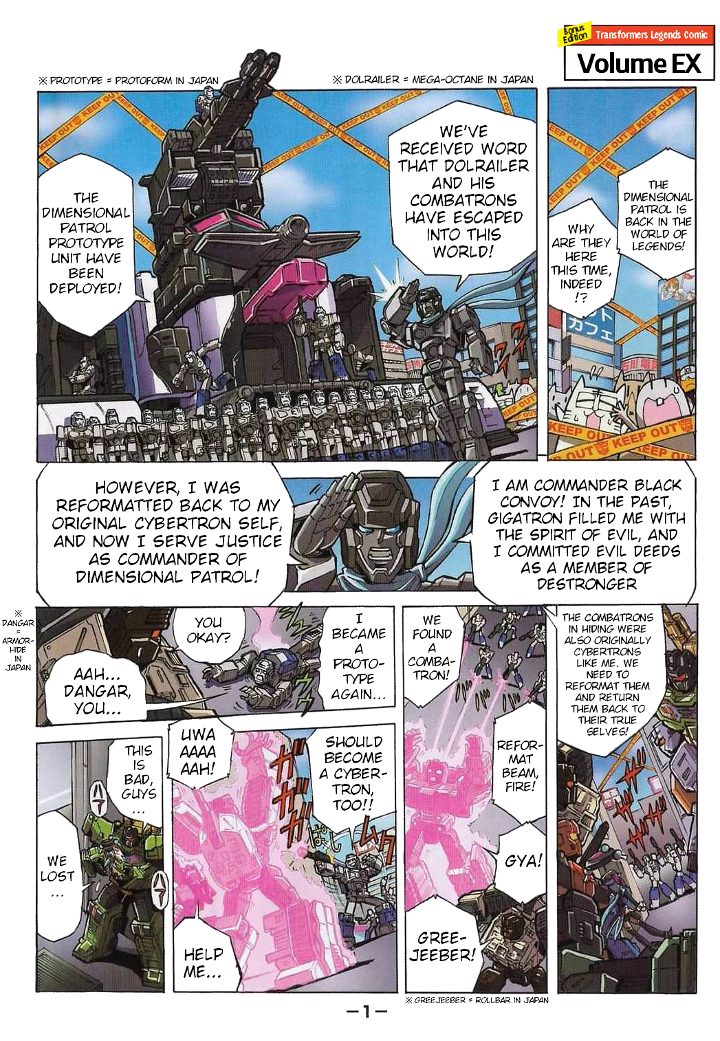 Read Transformers Legends Manga Online
