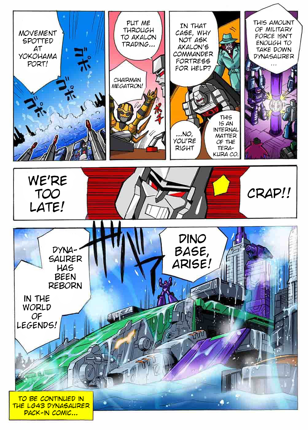 Read Transformers Legends Manga Online