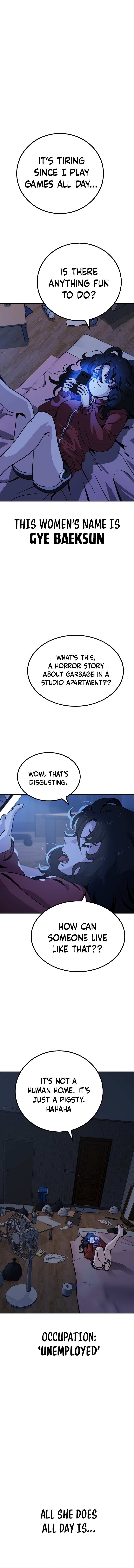 Read Unemployed Gye Baek soon Manga Online