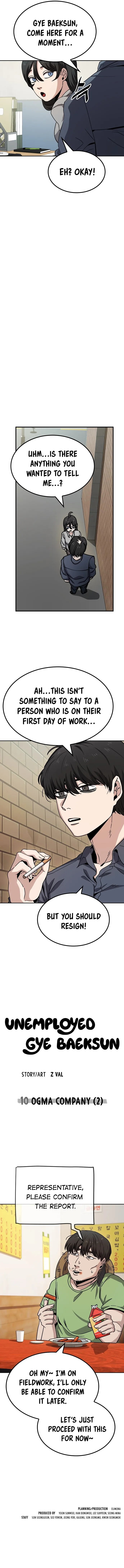 Read Unemployed Gye Baek soon Manga Online