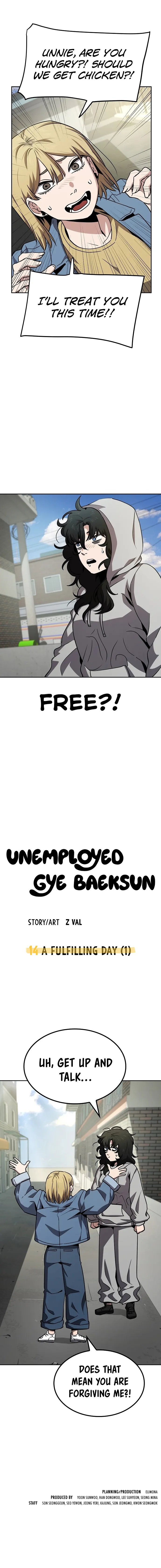 Read Unemployed Gye Baek soon Manga Online