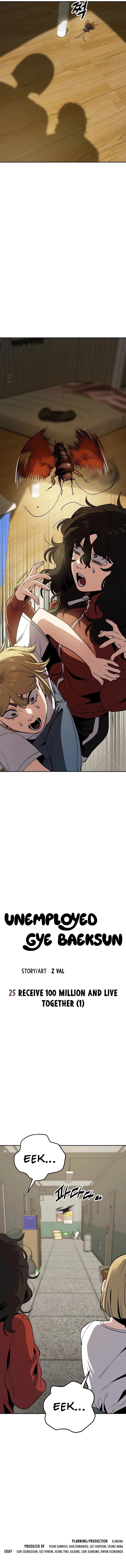 Read Unemployed Gye Baek soon Manga Online