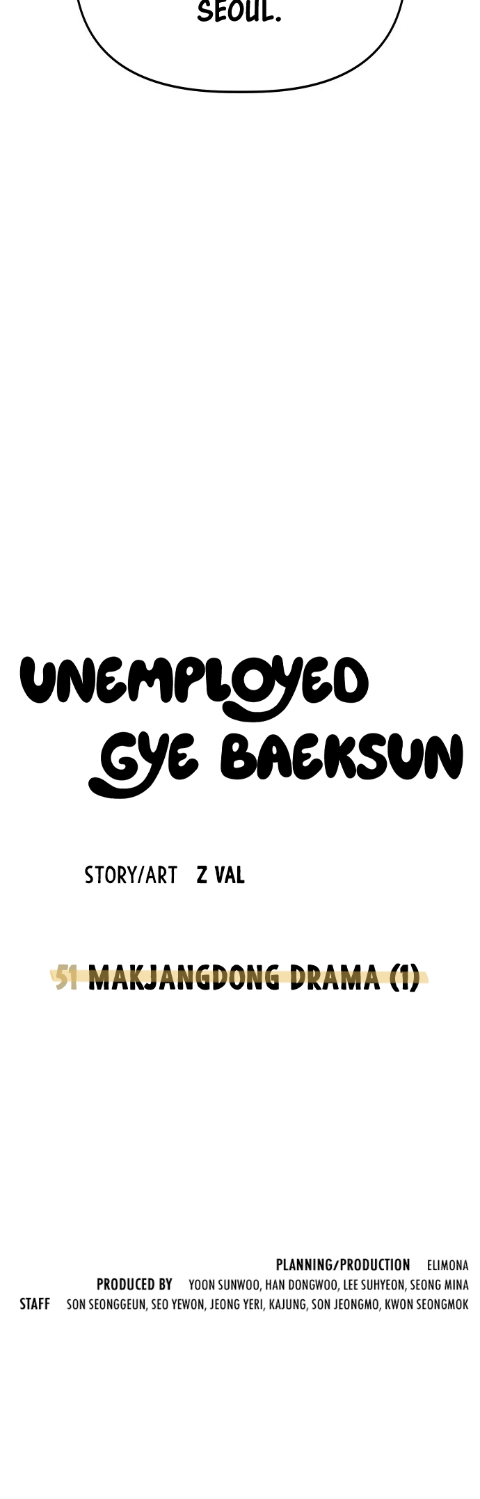 Read Unemployed Gye Baek soon Manga Online