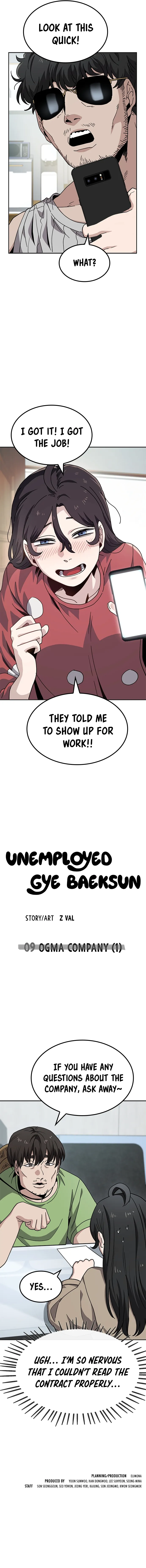 Read Unemployed Gye Baek soon Manga Online