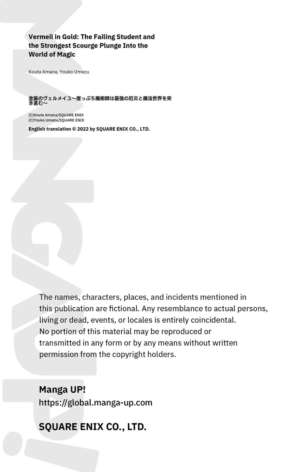 Read Vermeil in Gold The Failing Student and the Strongest Scourge Plunge Into the World of Magic Manga Online