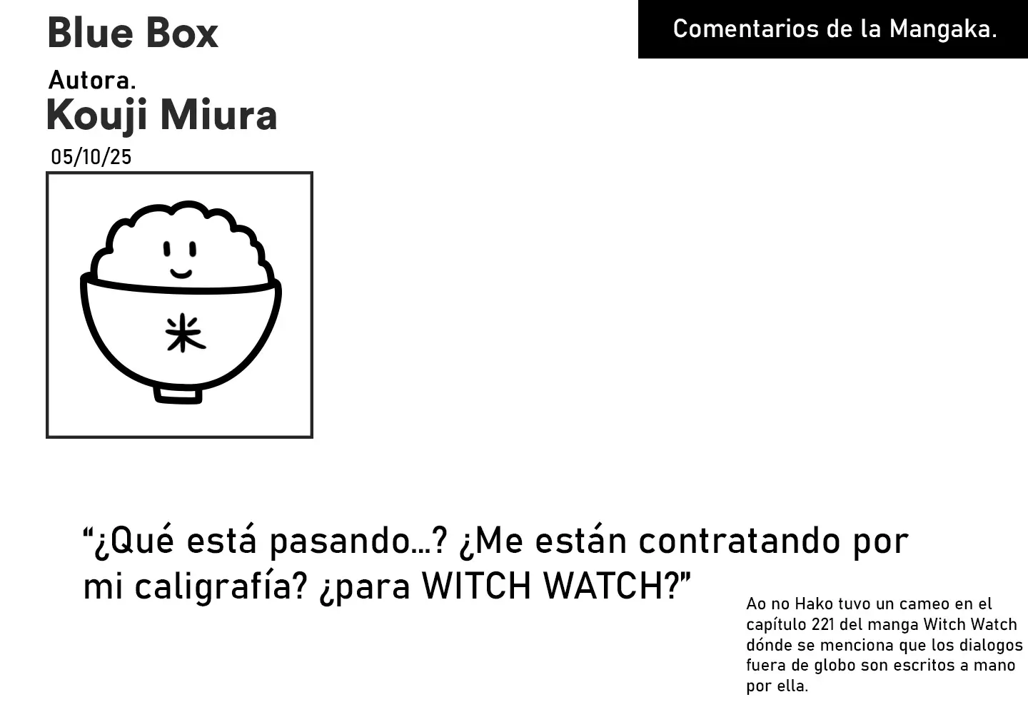 Read La caja azul Blue Box ES Manga Online