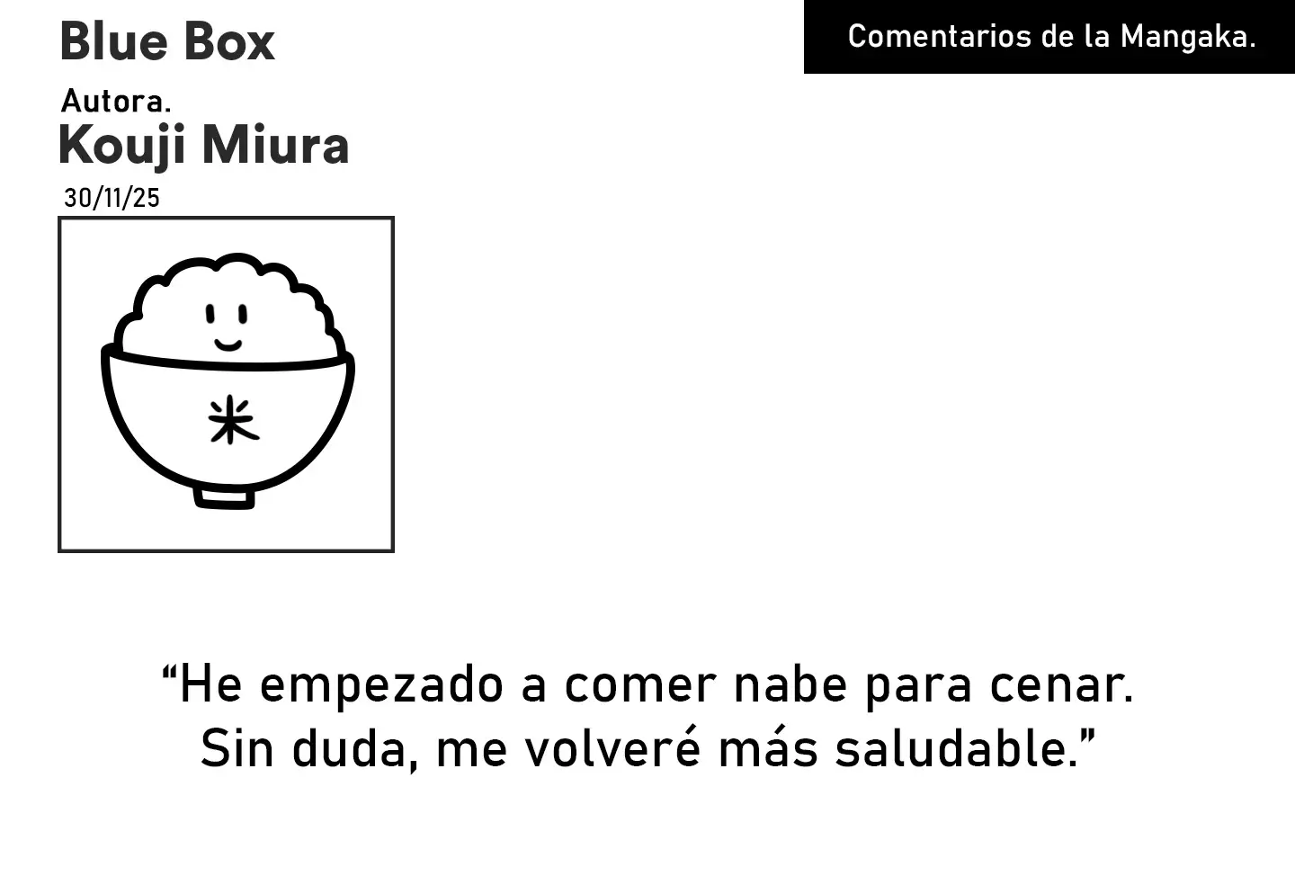 Read La caja azul Blue Box ES Manga Online