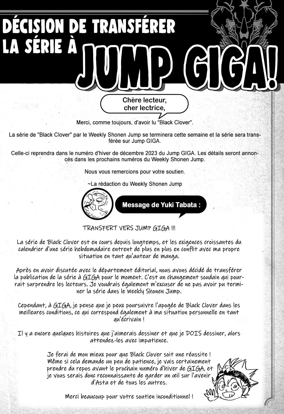 Read Black Clover FR Manga Online