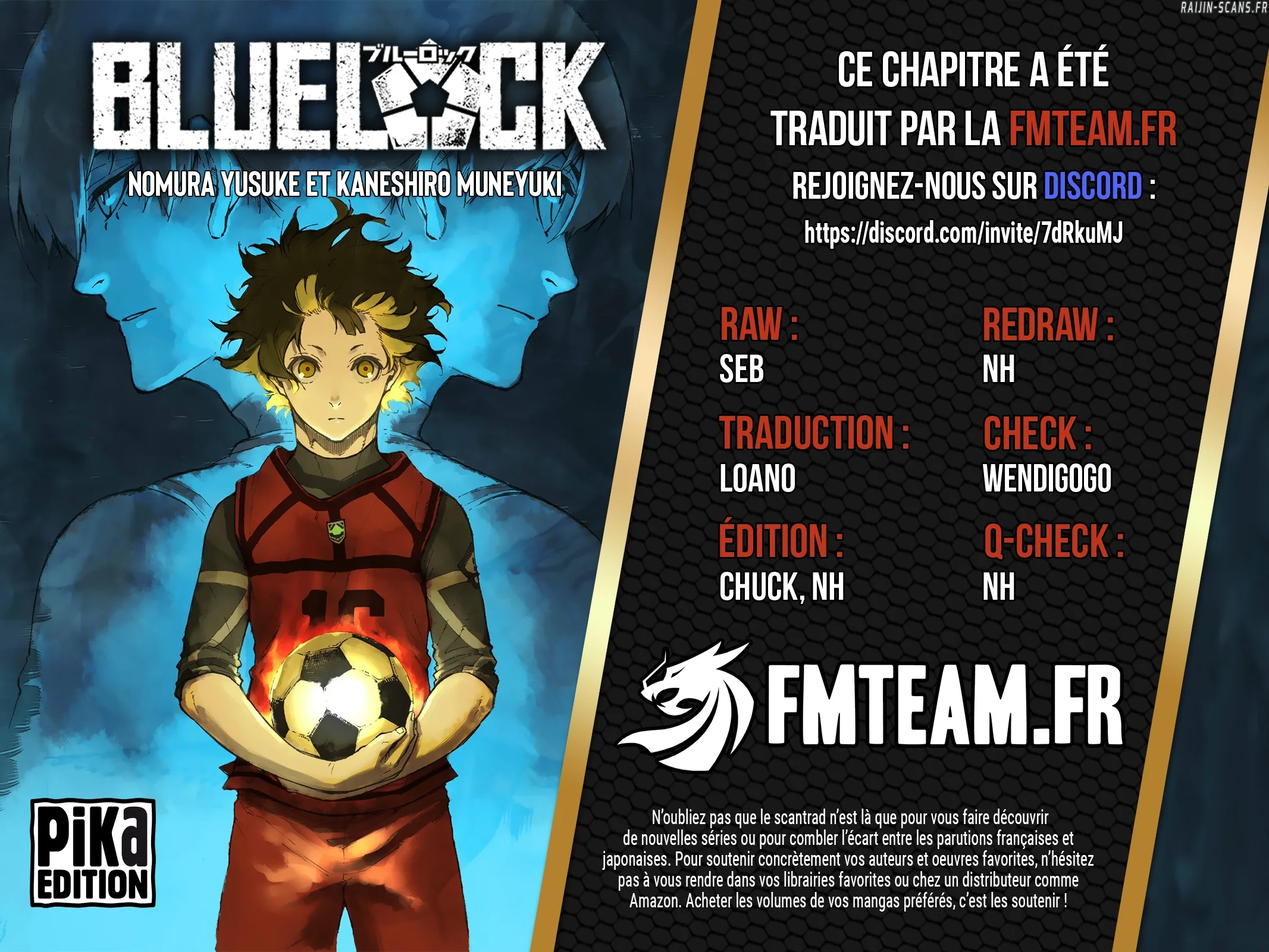 Read Blue Lock FR Manga Online